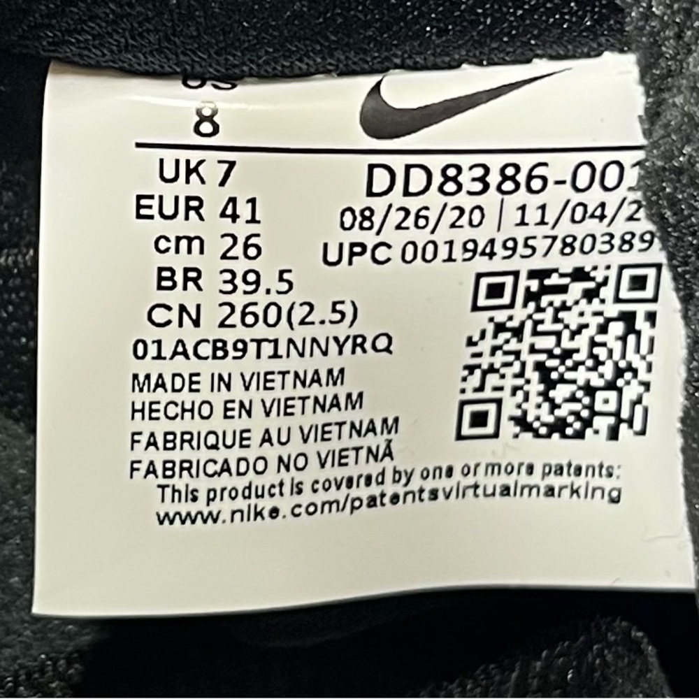 Nike SB Dunk Low x Wasted Youth ‘Black Denim’ (DD8386 001) Shoes Size: 8 M - Picture 7 of 7